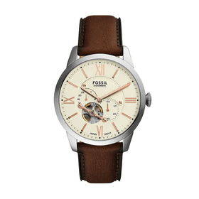 Relogio Townsman Fossil Automatico Marrom